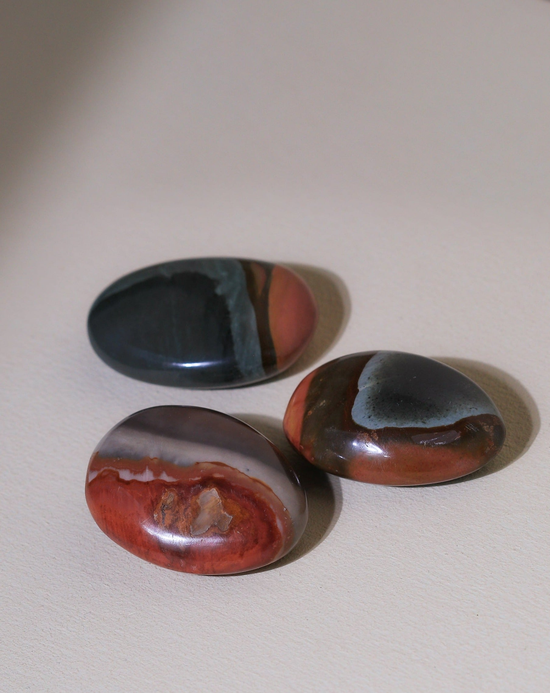 Polychrome Jasper tumbled stone 