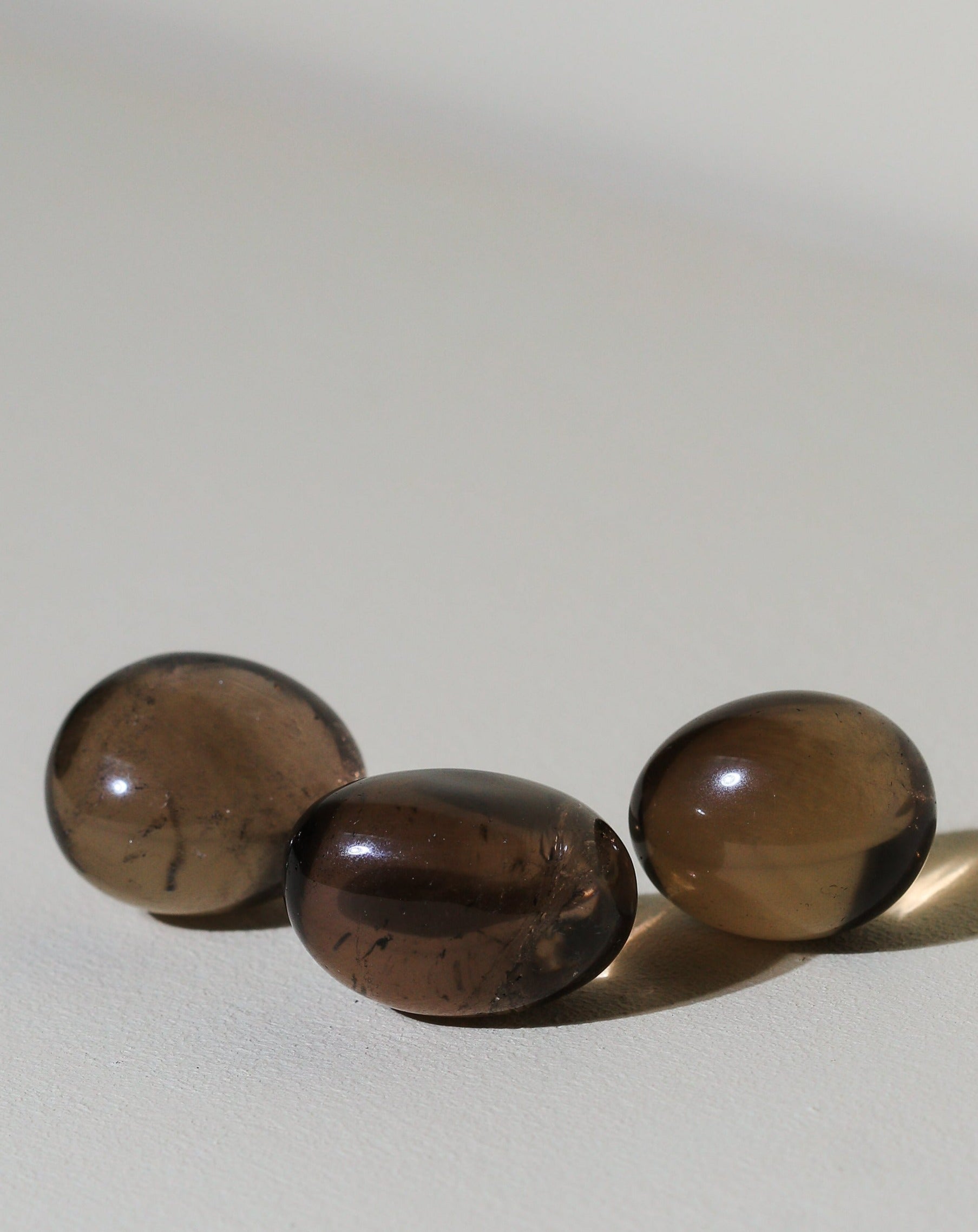 Smoky quartz pocket stone