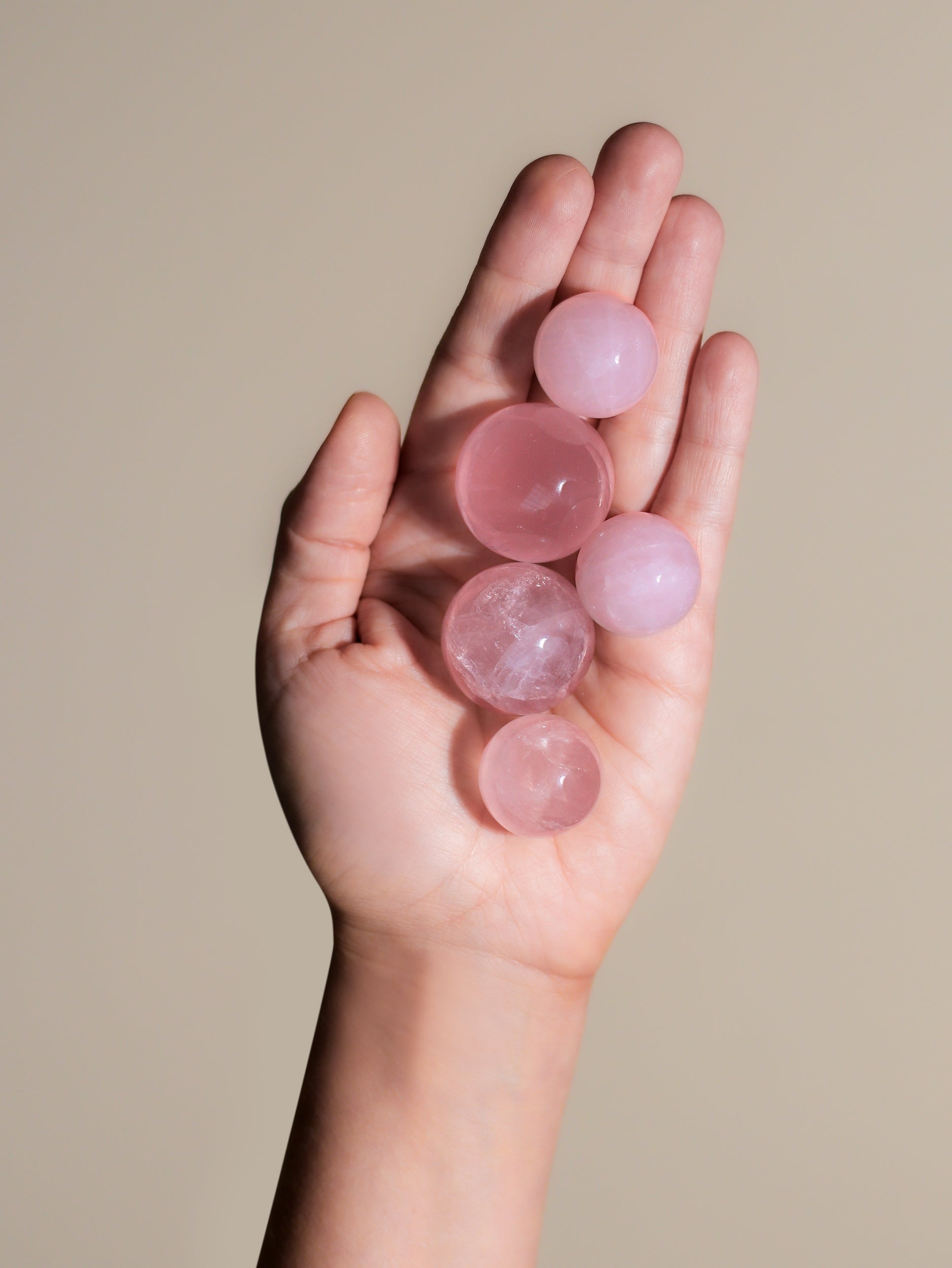 Mini Rose Quartz sphere