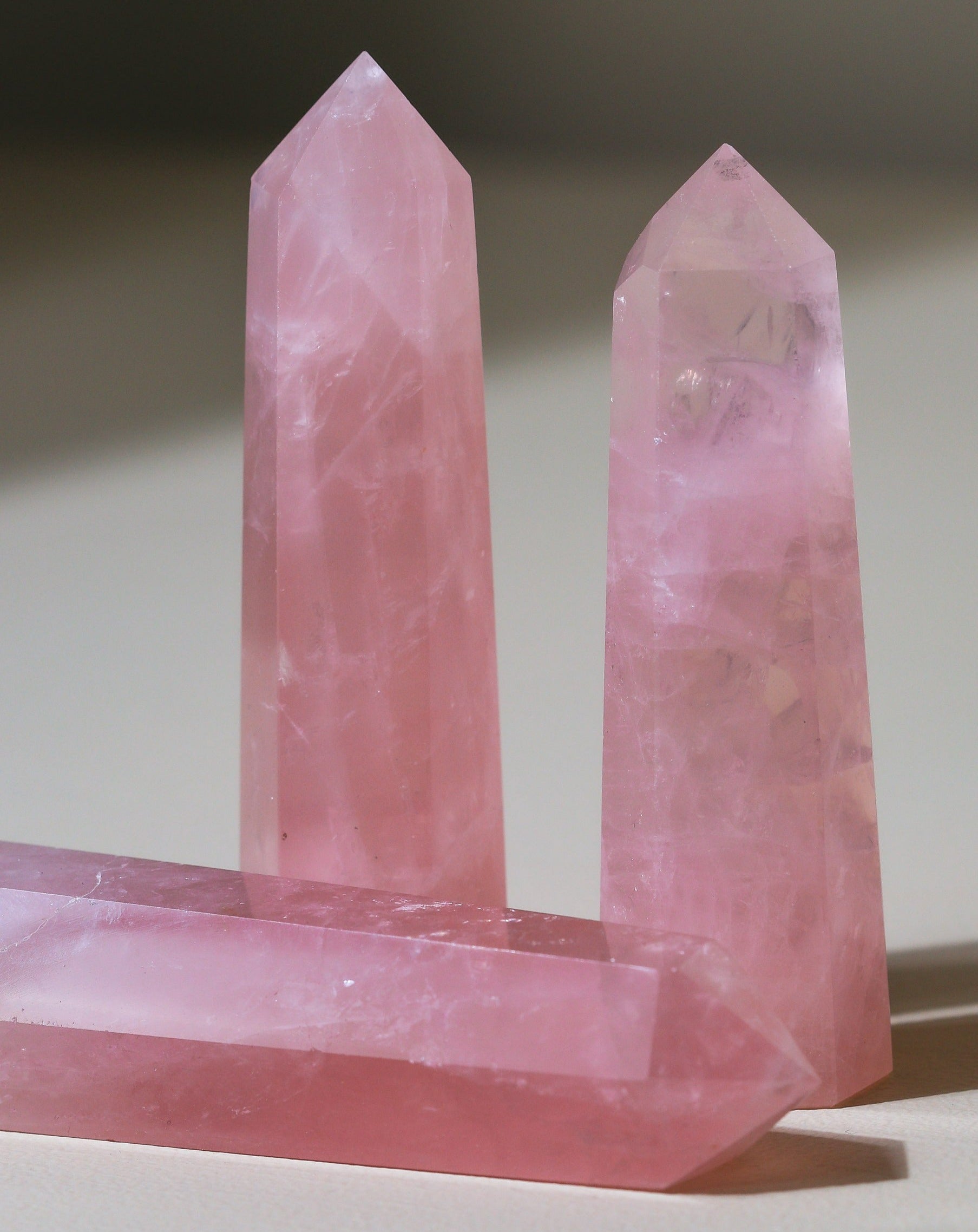 Rose Quartz points