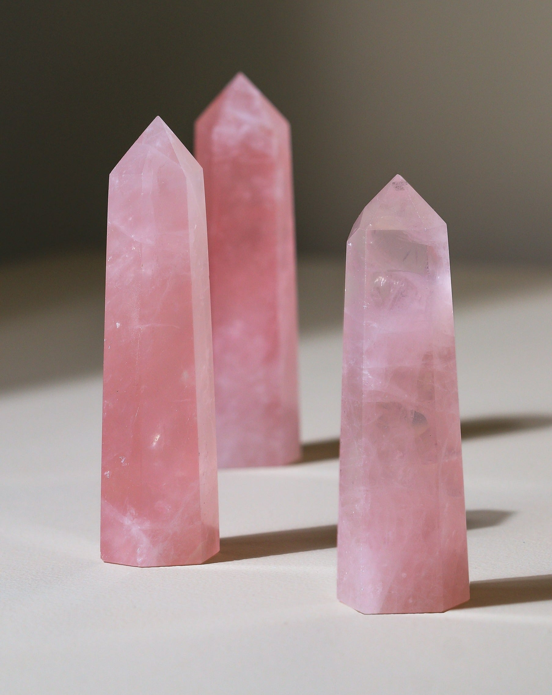 Rose Quartz points