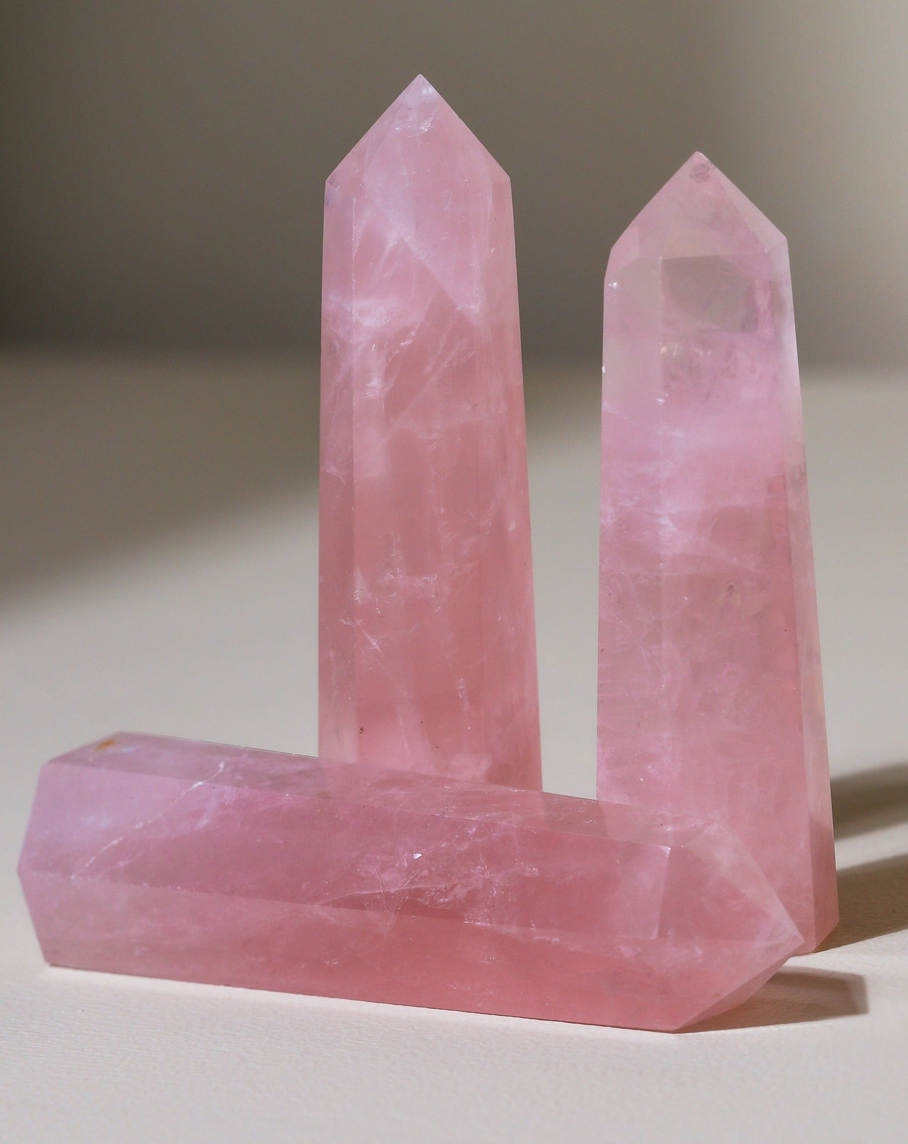 Rose Quartz points