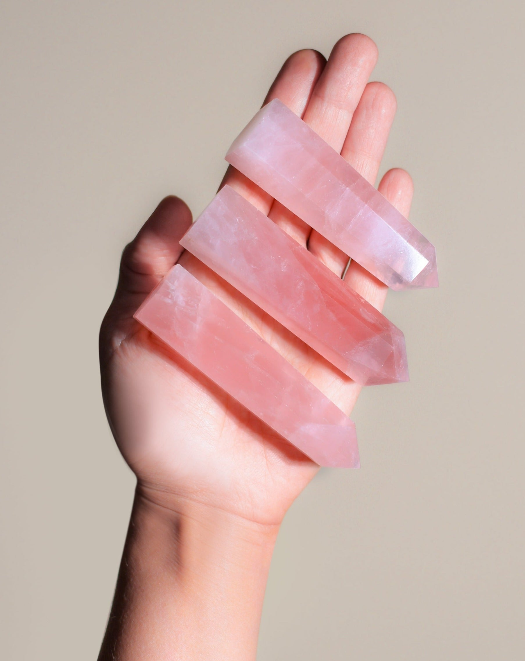 Rose Quartz points