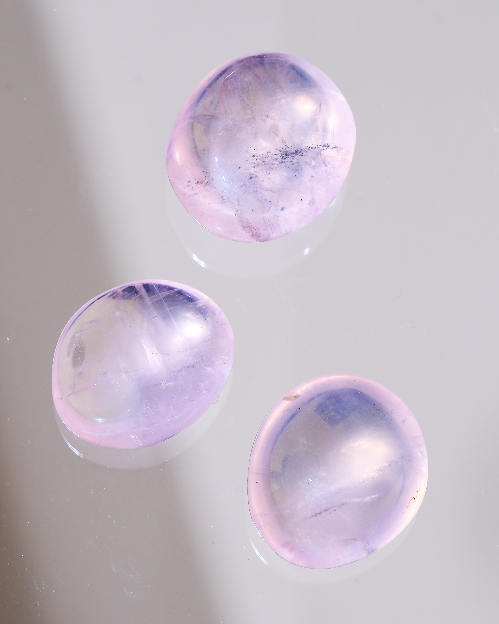 Rose quartz pocket stone