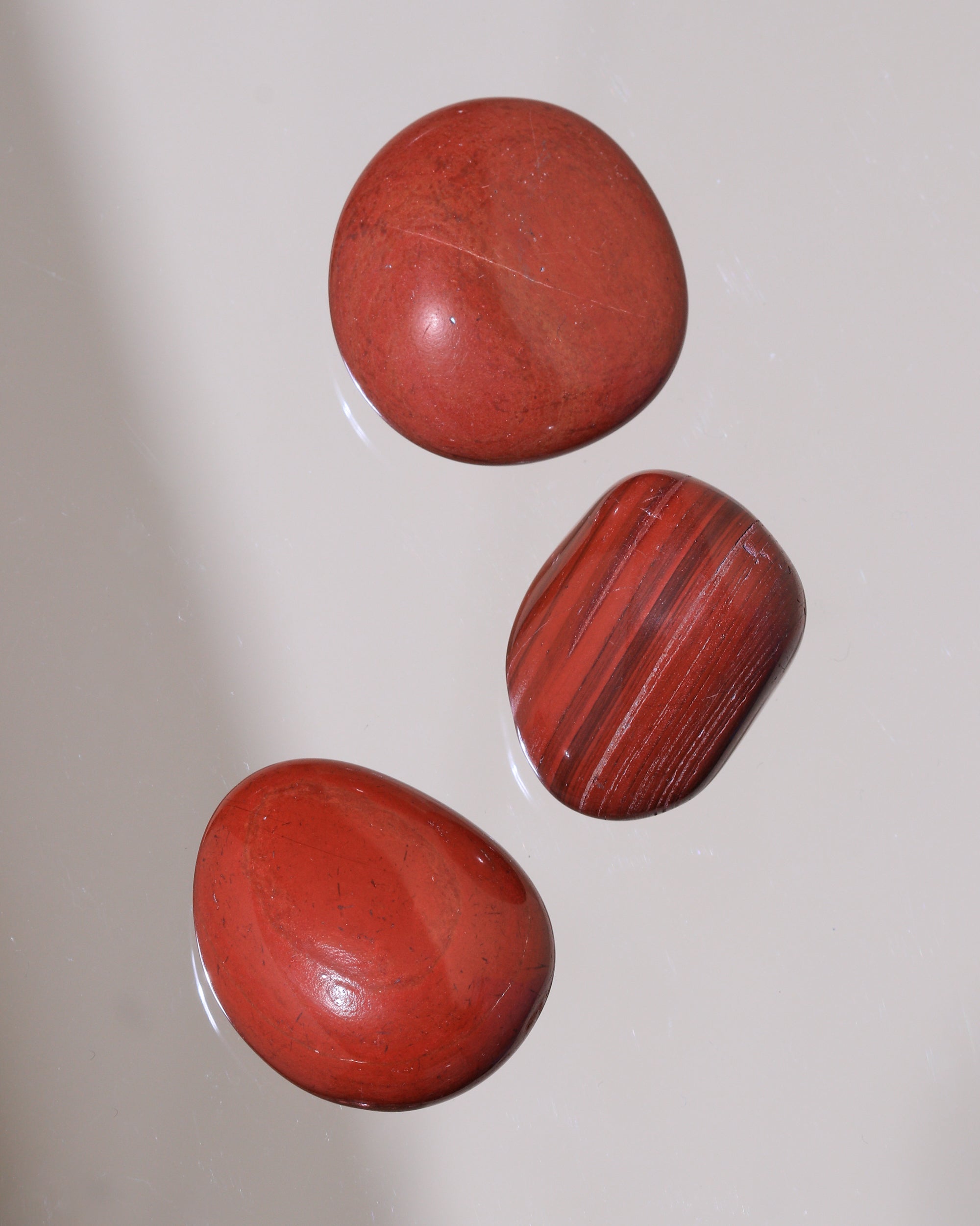 Roter Jaspis Taschenstein