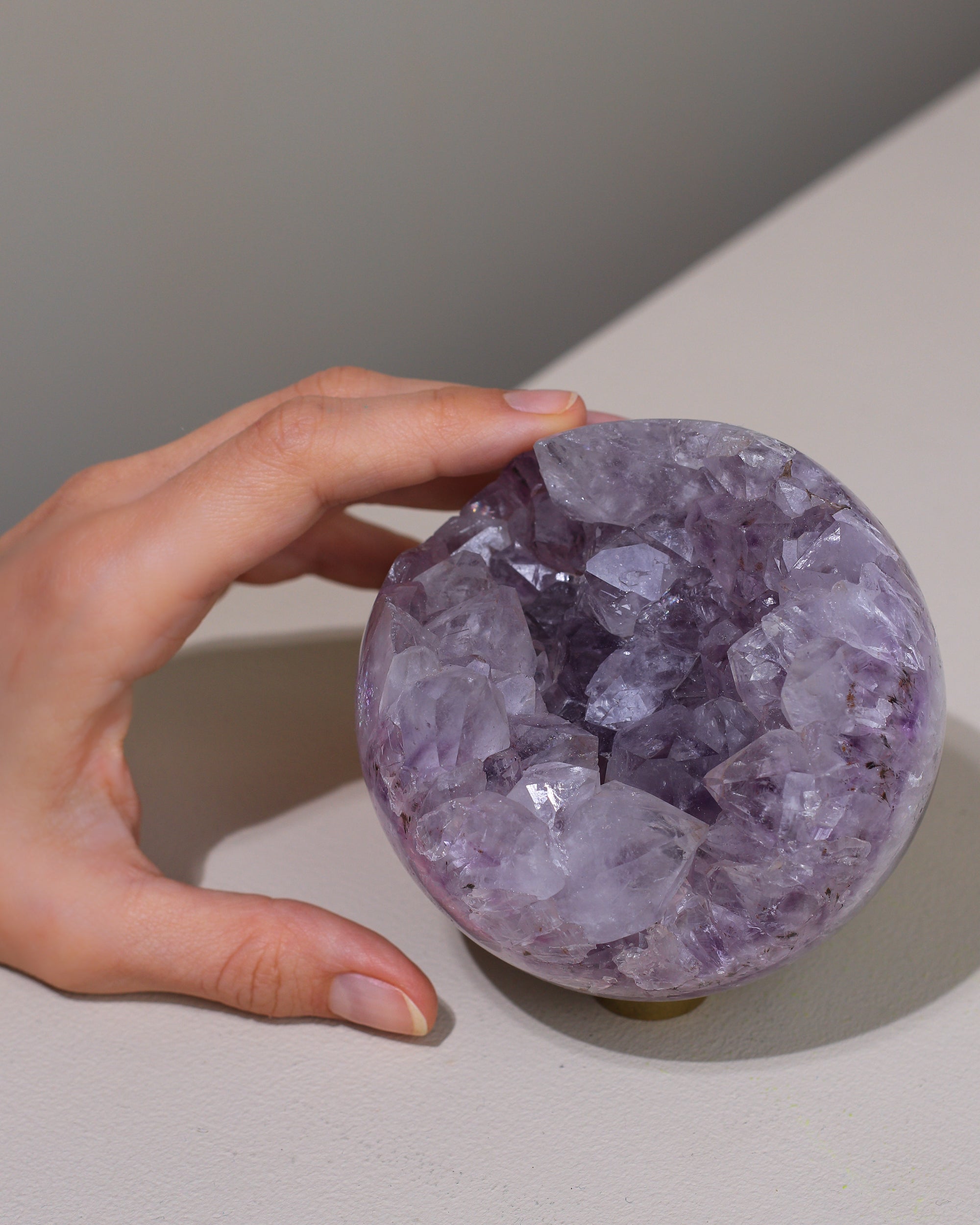 Amethyst Kugel, Einzelstück