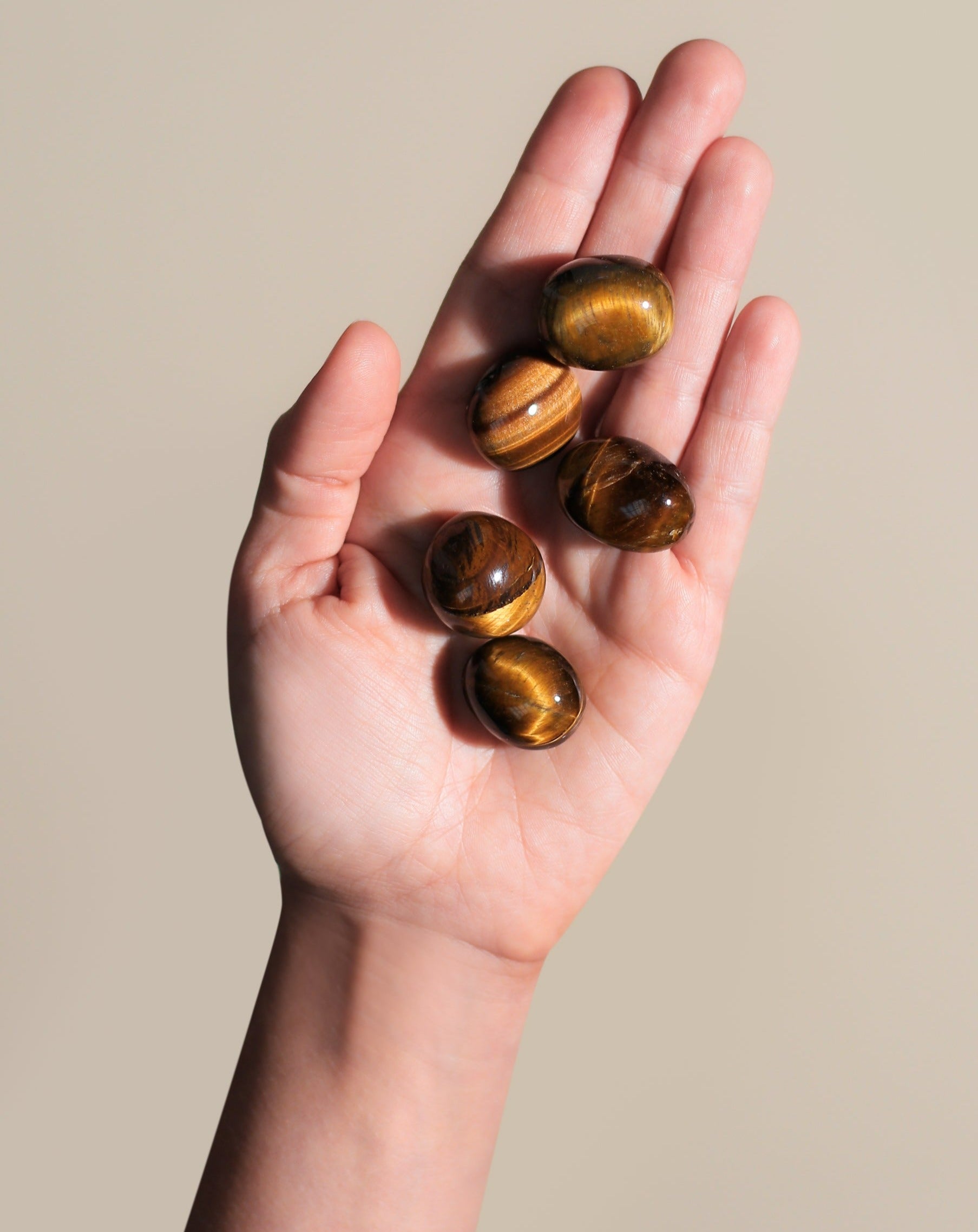 Tiger's Eye Tumbled Stone 