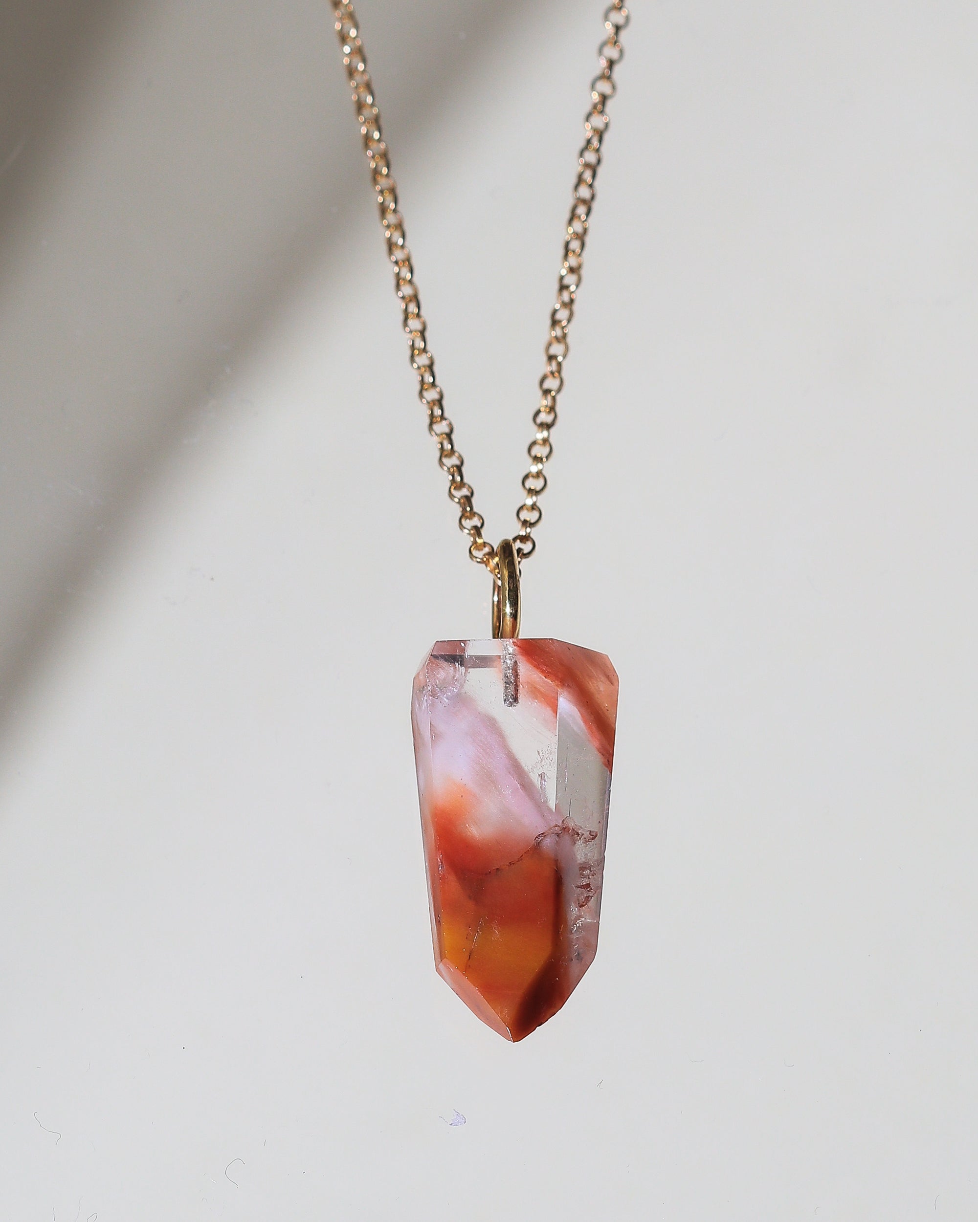 Amphibole Quarz Anhänger, Einzelstück