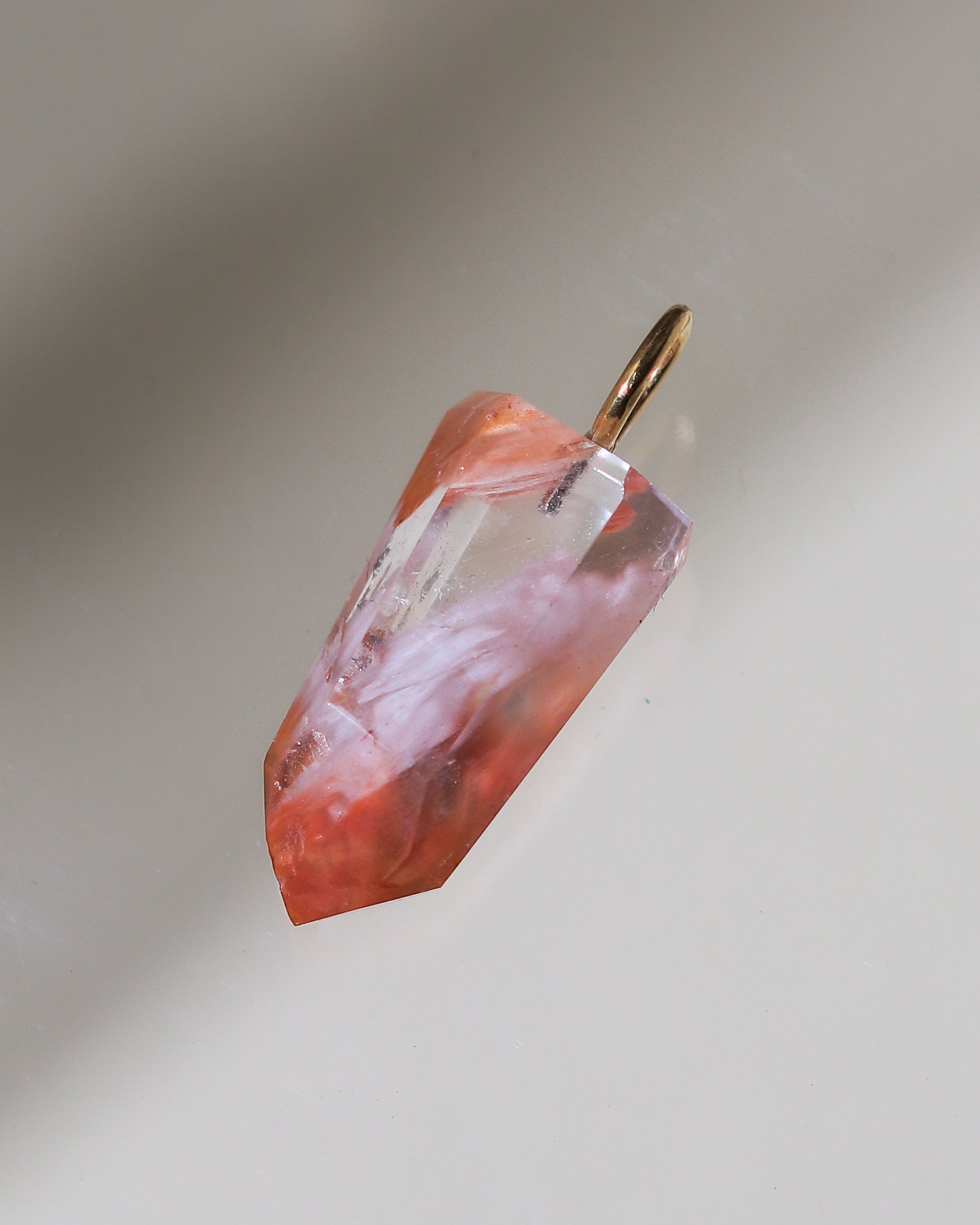 Amphibole Quarz Anhänger, Einzelstück