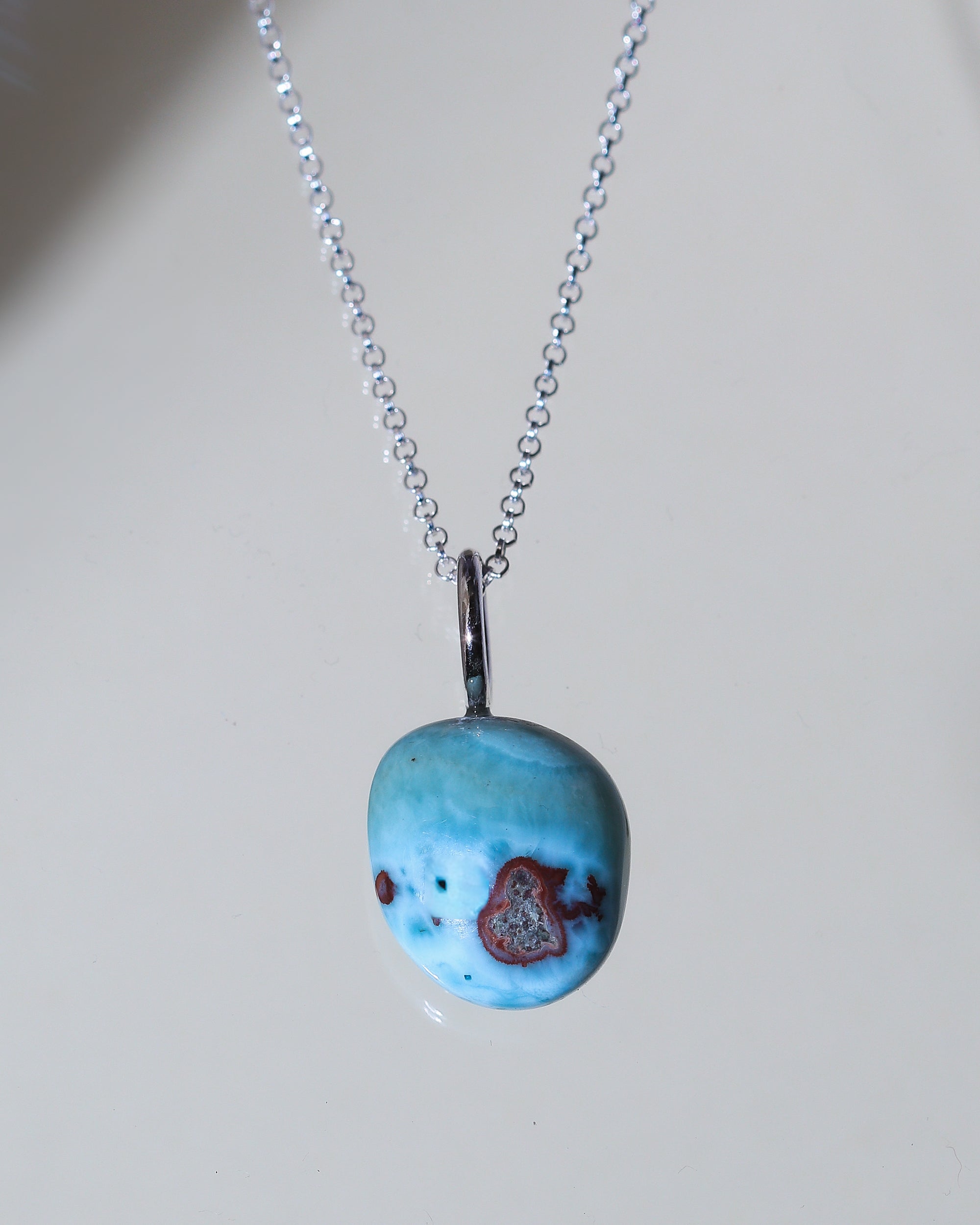 Larimar Anhänger, Einzelstück
