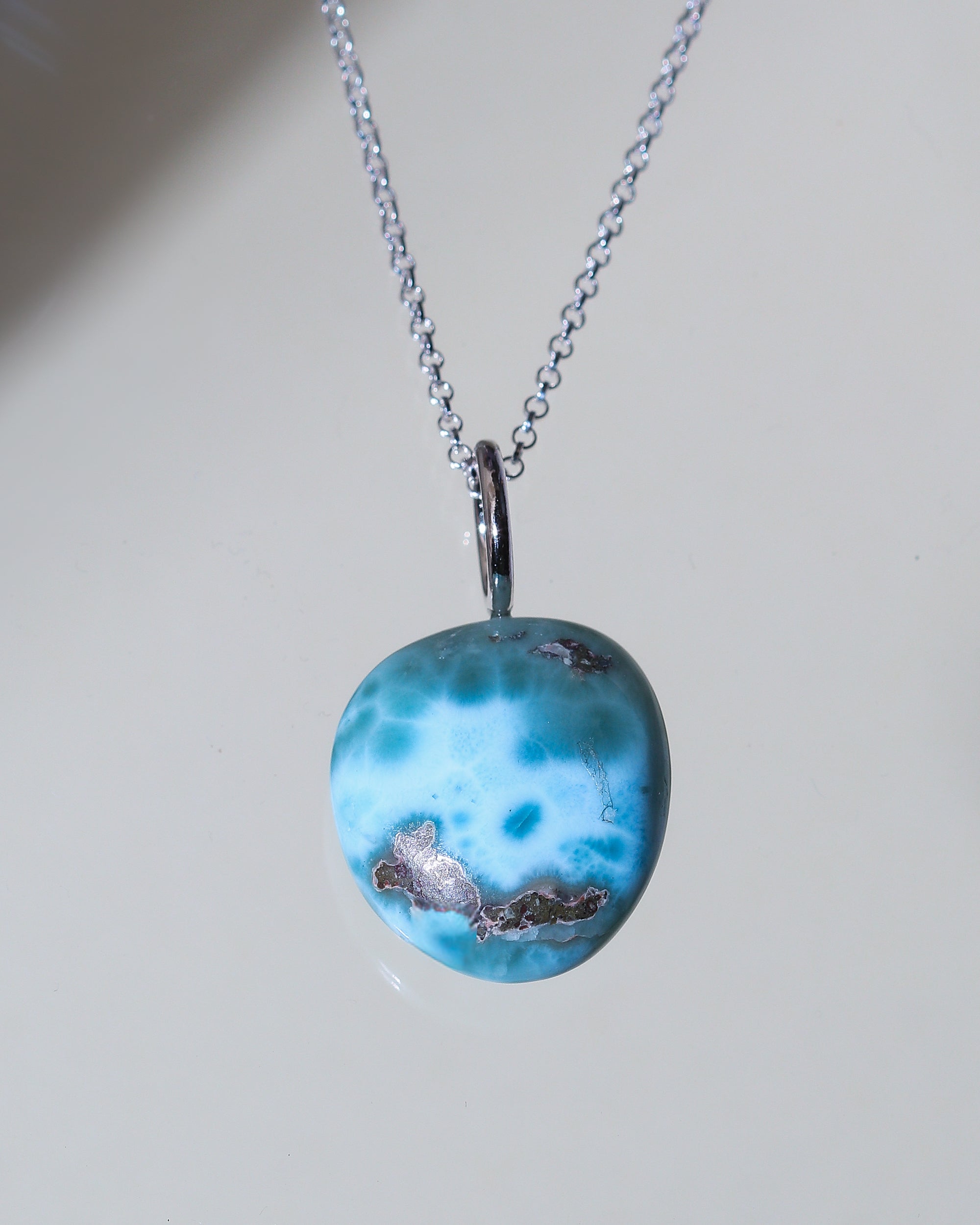 Larimar Anhänger, Einzelstück