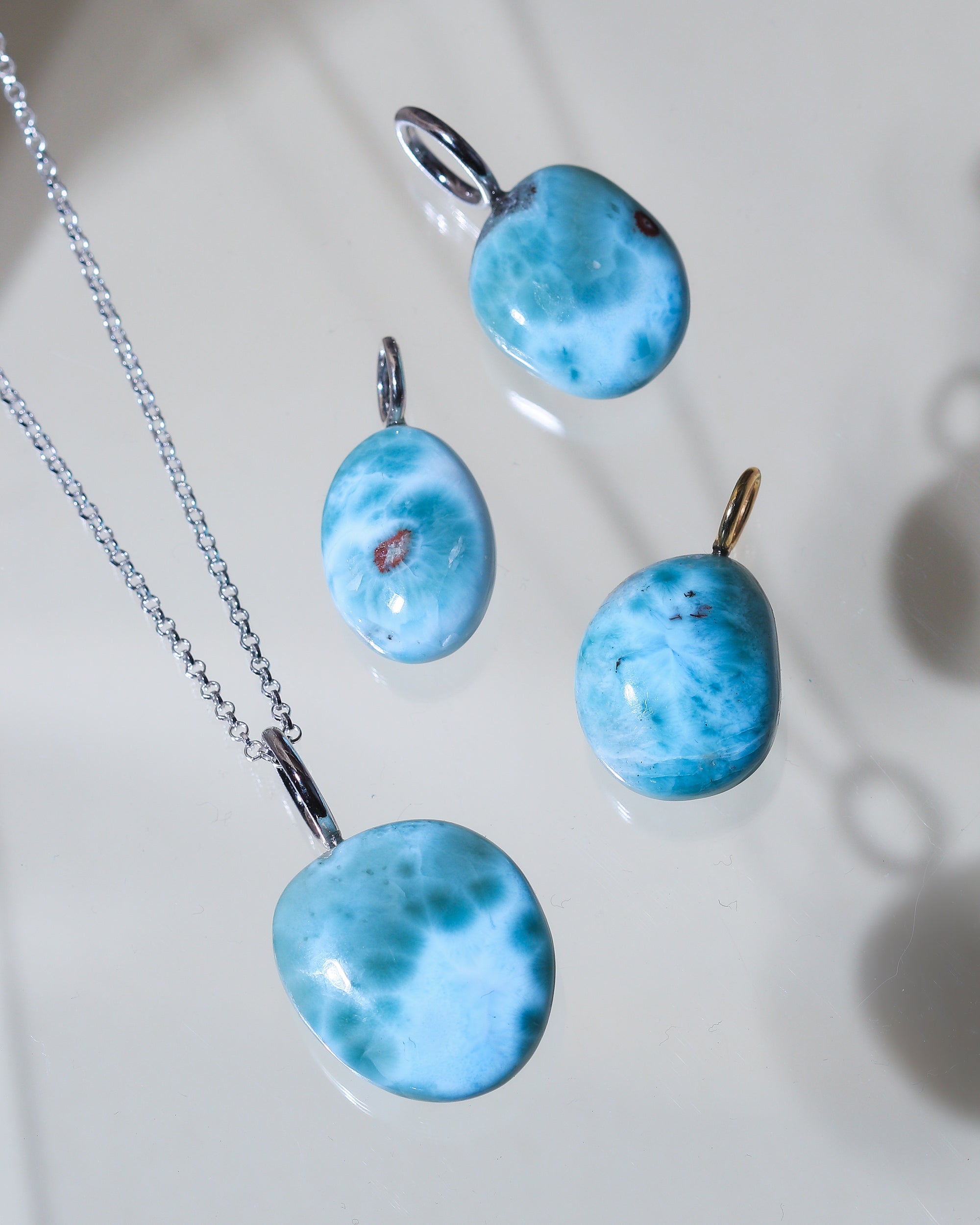 Larimar Anhänger, Einzelstück